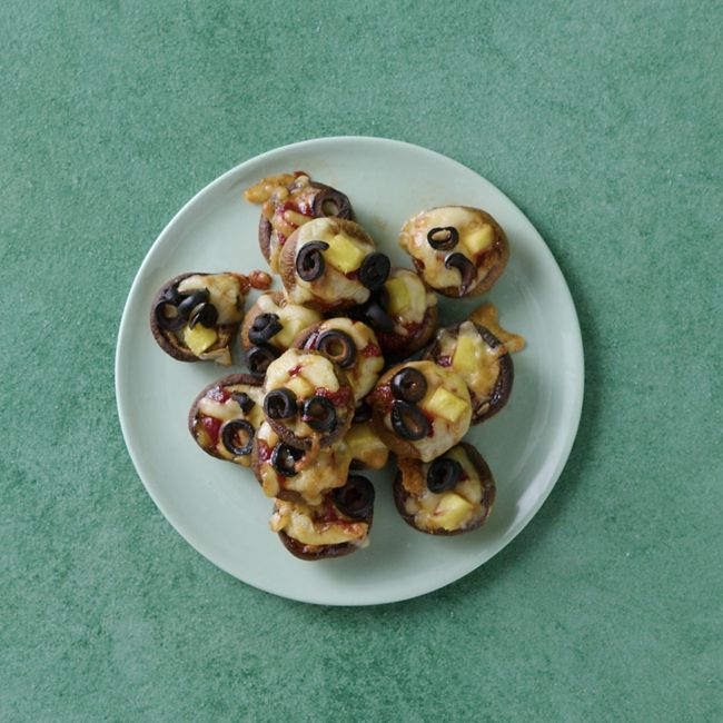 Mushroom Pizza Bites