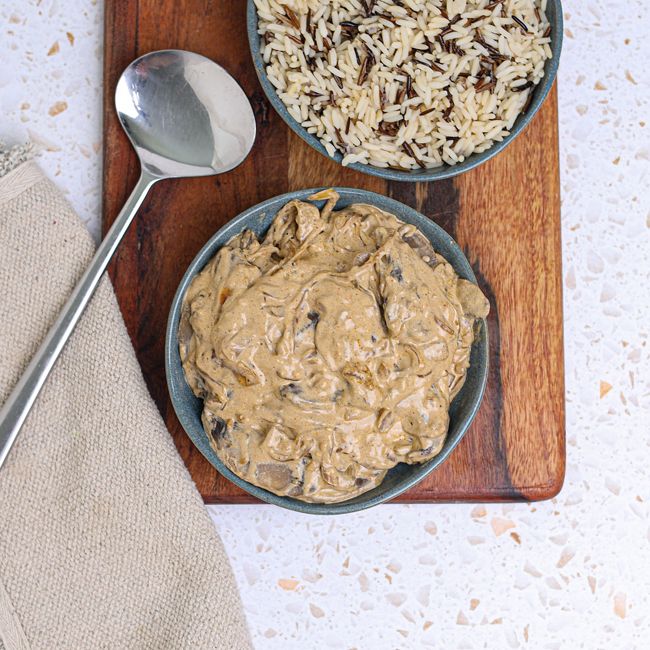Mushroom Stroganoff Stew