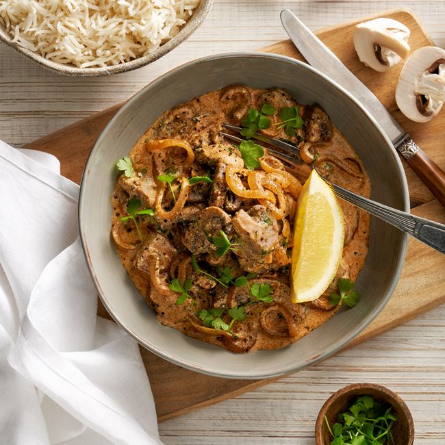 Mushroom Stroganoff