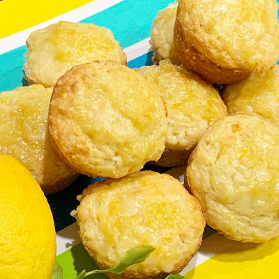 Glazed Lemon Muffins