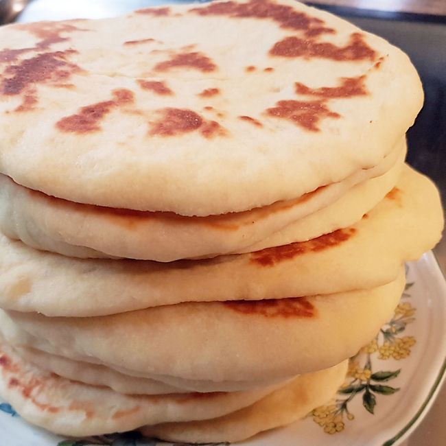 Bazlama - Turkish Yogurt Flat Bread