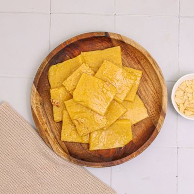 Mysore Pak with Almonds