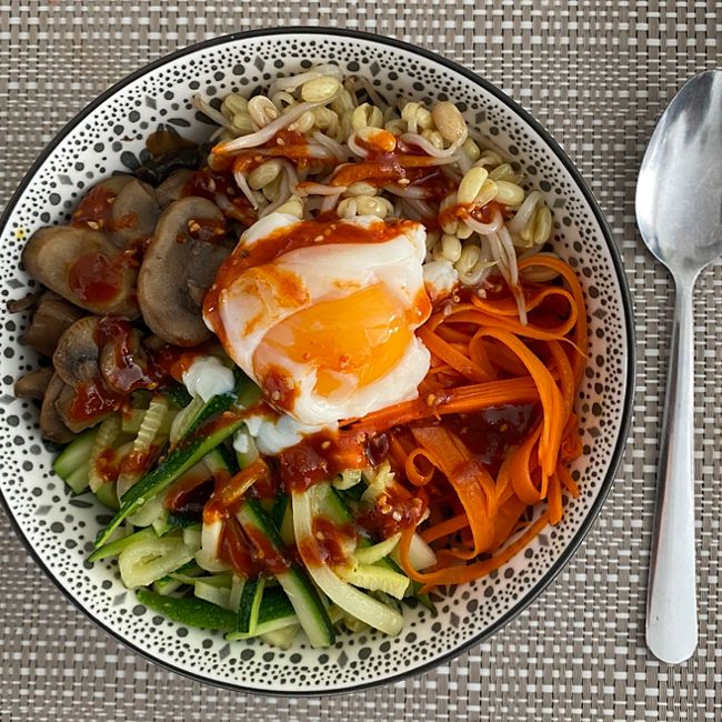 Korean Vegetarian Bibimbap