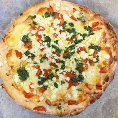 Homemade Ricotta on Pizza