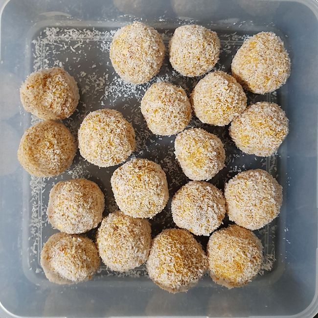 Peach Bliss Balls