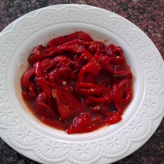 Oven Roasted Capsicums