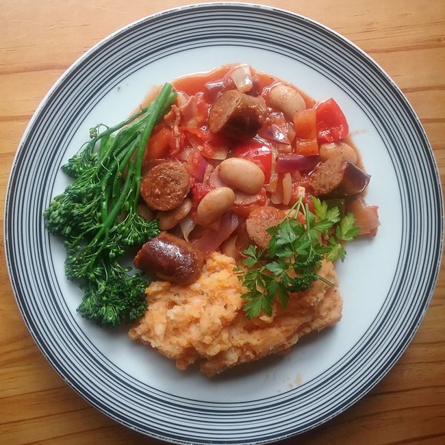 Sausage, Beans & Veggies