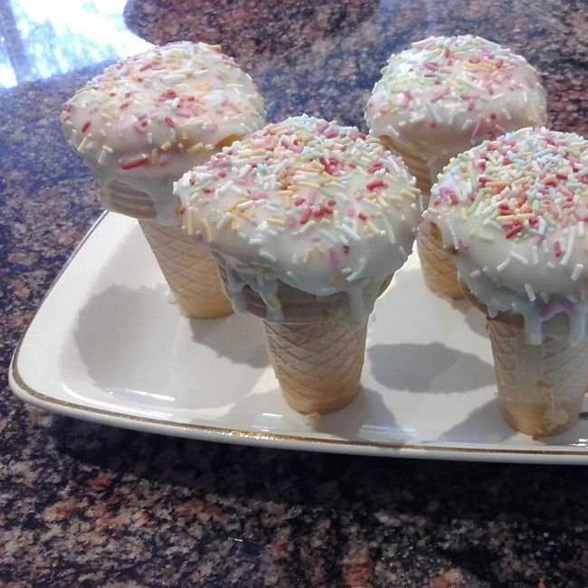 Ice Cream Cone Cupcakes
