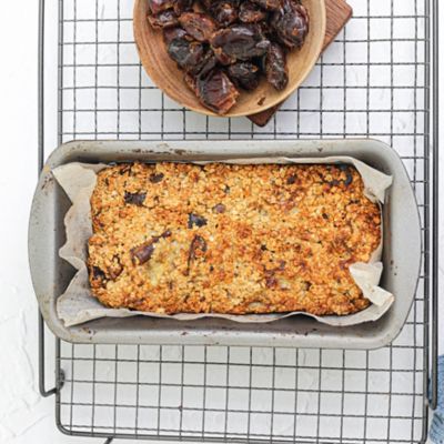 Oat, Date & Walnut Banana Loaf