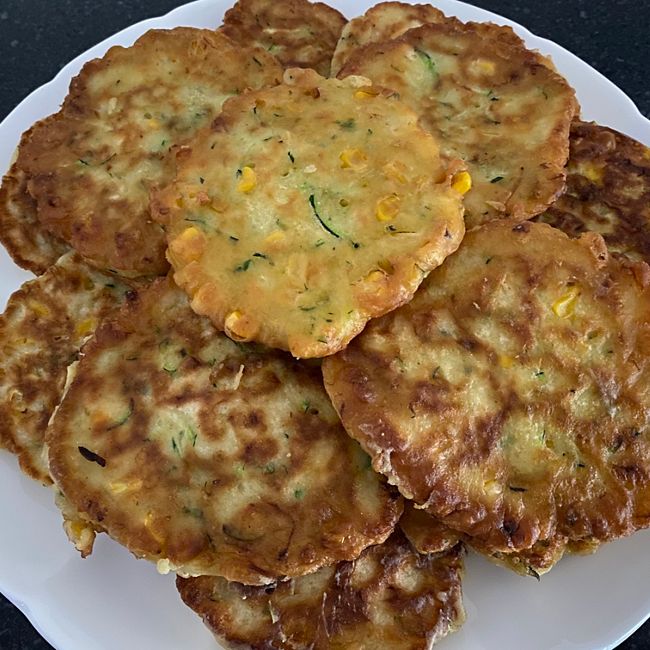 Sweetcorn & Zucchini Fritters