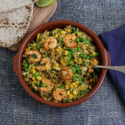 One-Pan Indian Prawn Rice