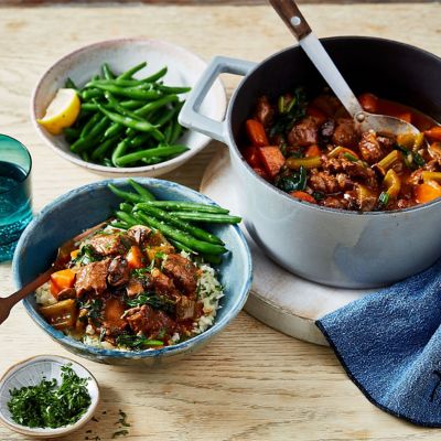 One Pot Balsamic Beef Braised