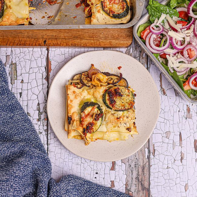 Open Vegetable Lasagna