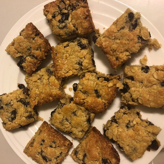 Honey Oat Slice