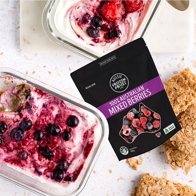 Overnight Weetbix With Mixed Berries