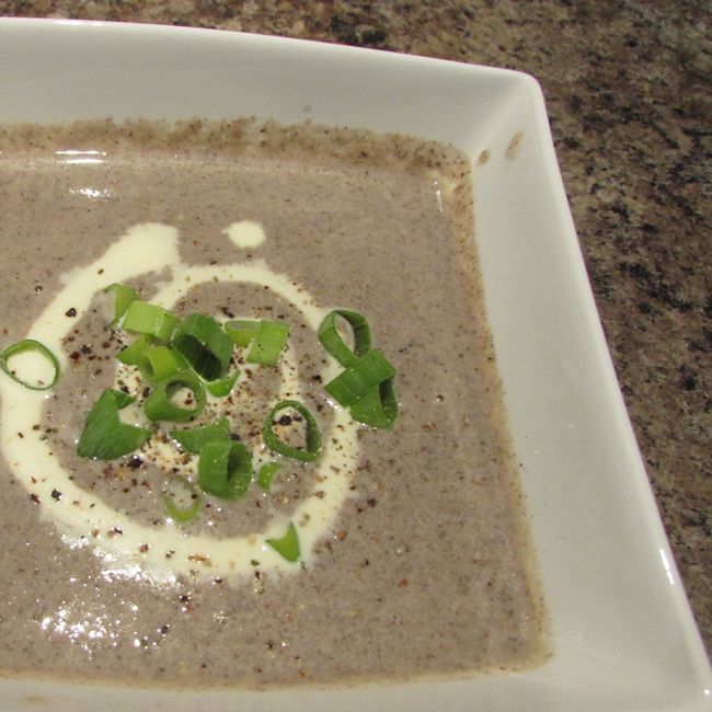 Mushroom & Bacon Soup