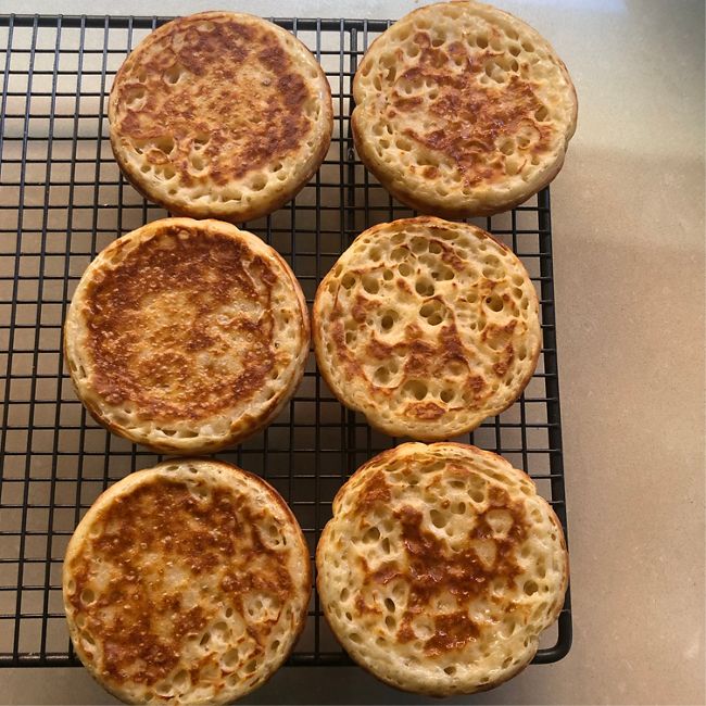 Easy Crumpets