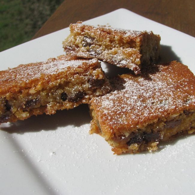 Dried Fruit and Coconut Slice
