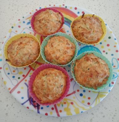 Lunch box zucchini slices