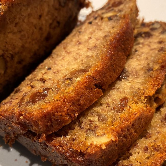 Rum & Raisin Banana Bread