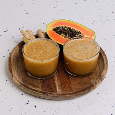 Papaya, Ginger & Coconut Smoothie