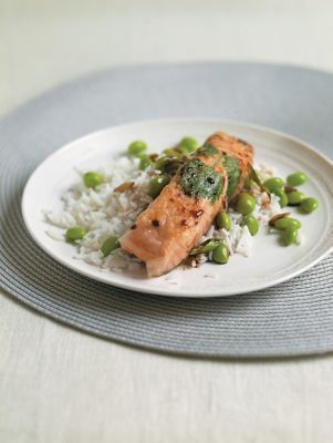 Crispy Rice Paper Salmon Parcels With Soy Dressing