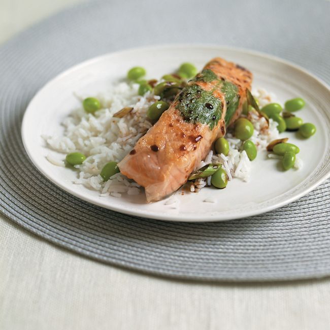 Crispy Rice Paper Salmon Parcels With Soy Dressing