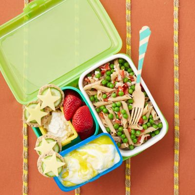 Pea, Tuna & Capsicum Pasta Salad