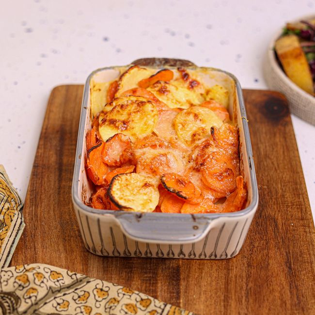 Parsnip & Carrot Gratin