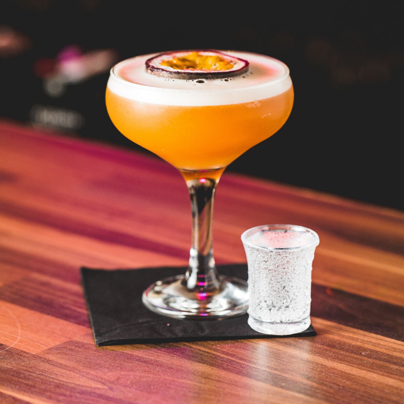 Passion fruit martini