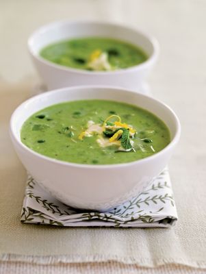 Cream Of Leek & Pea Soup