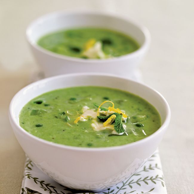 Cream Of Leek & Pea Soup