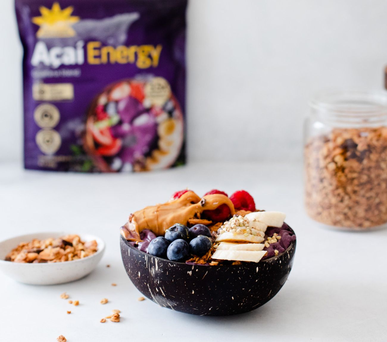 Easy Peanut Butter Acai Bowl