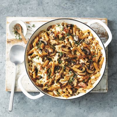 Penne boscaiola bake