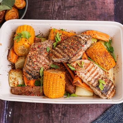 Peri Peri Chicken & Corn Tray Bake