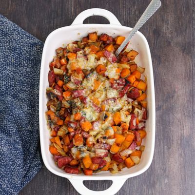 Sausage & Butternut Squash Casserole