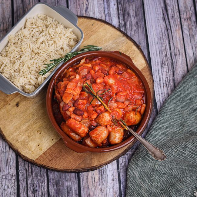 Bacon & Sausage Casserole