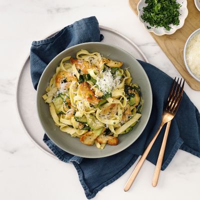 Garlic Butter Chicken Fettuccine