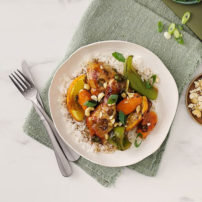 Asian Inspired Sticky Chicken Traybake