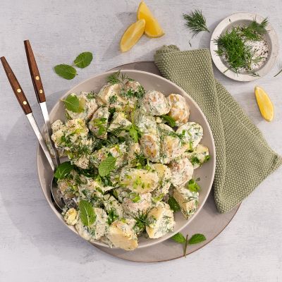 Creamy Potato Salad With Herbs