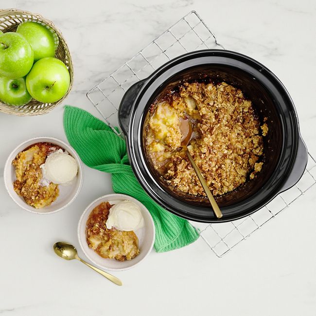 Slow Cooker Apple Crumble