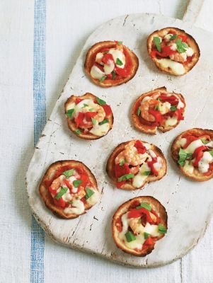Mini Seafood Pizza Bites