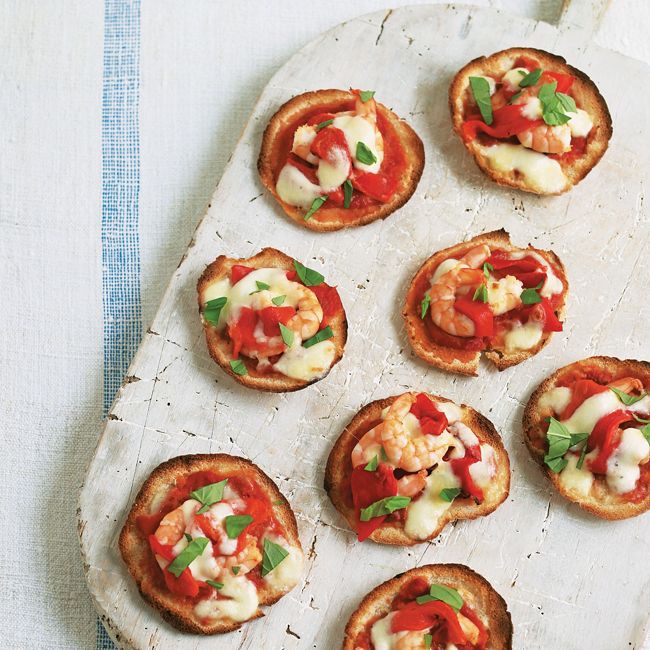 Mini Seafood Pizza Bites