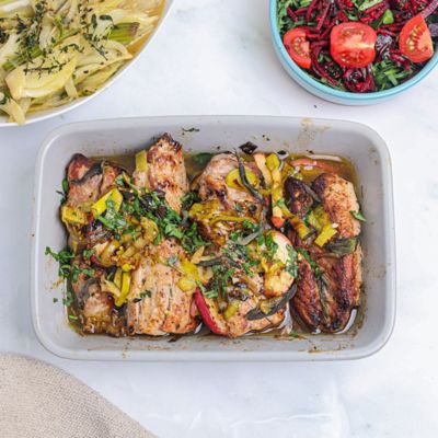 Pork with Apple, Sage & Cider