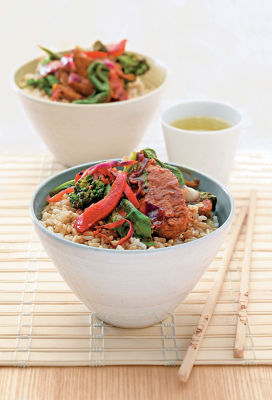 Pork With Brown Rice