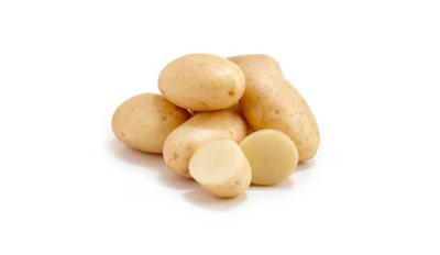 White washed potatoes