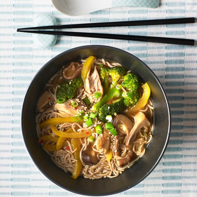 Buckwheat Pho Mushroom & Mackerel