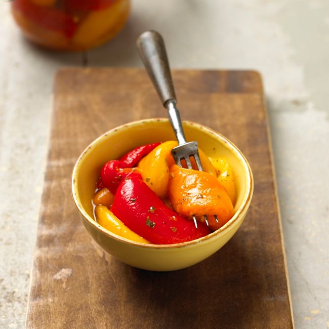 Mixed Capsicums In Oil