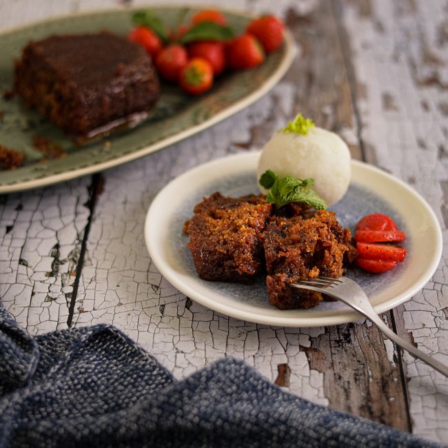 Pressure Cooker Sticky Toffee Pudding