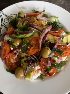 Cottage Cheese and Roast Veg Salad